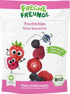 Kindersnack Fruchtchips Roter Beerenmix, ab 3 Jahren Freche Freunde