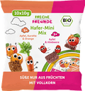 Kindersnack Hafer-Mini Mix Karotte, Apfel, Orange & Apfel, Himbeere ab 3 Jahren Freche Freunde