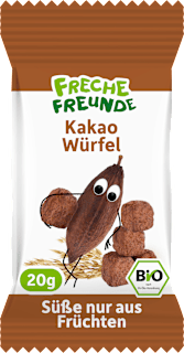Kindersnack Kakao Würfel, ab 3 Jahren Freche Freunde