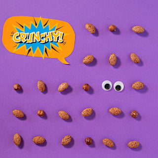 Kindersnack Knusper Bits Kakao Nuss, für Schulkinder Freche Freunde