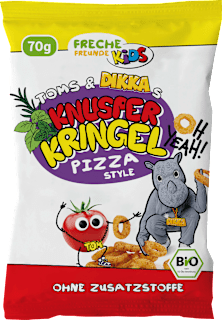 Kindersnack Knusper Kringel Pizza Style, ab 4 Jahren  Freche Freunde