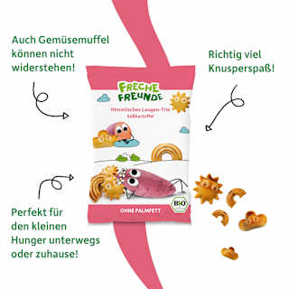Kindersnack Laugen-Trio Süßkartoffel ab 3 Jahren Freche Freunde