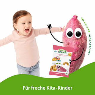 Kindersnack Laugen-Trio Süßkartoffel ab 3 Jahren Freche Freunde