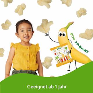 Kindersnack Party Pops Banane, ab 1 Jahr Freche Freunde