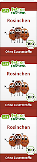 Kindersnack Rosinchen (3x14 g), ab 4 Jahren  Freche Freunde