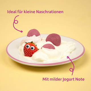 Kindersnack Smoothie-Chips Banane Apfel Erdbeere mit Joghurt, ab 3 Jahren Freche Freunde