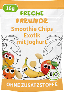Kindersnack Smoothie Chips Exotik mit Joghurt ab 3 Jahren Freche Freunde