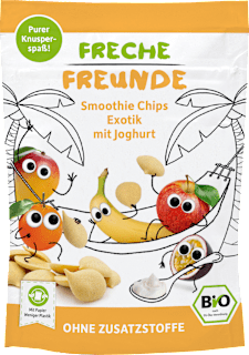Kindersnack Smoothie Chips Exotik mit Joghurt ab 3 Jahren Freche Freunde