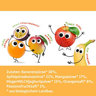 Kindersnack Smoothie Chips Exotik mit Joghurt ab 3 Jahren Freche Freunde
