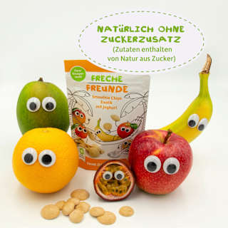 Kindersnack Smoothie Chips Exotik mit Joghurt ab 3 Jahren Freche Freunde