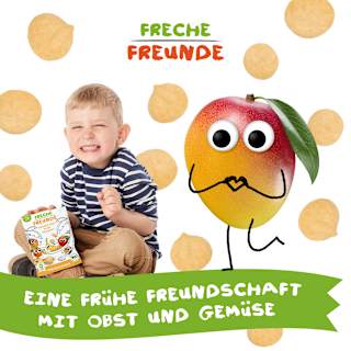Kindersnack Smoothie Chips Exotik mit Joghurt ab 3 Jahren Freche Freunde