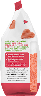 Kindersnack Waffel-Herzchen Apfel-Erdbeere, ab 1 Jahr Freche Freunde
