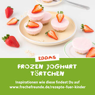 Kindersnack Waffel-Herzchen Apfel-Erdbeere, ab 1 Jahr Freche Freunde