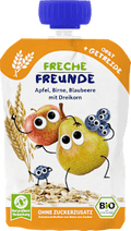 Quetschie Apfel, Birne, Blaubeere mit Dreikorn ab 6 Monaten  Freche Freunde