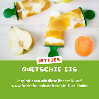 Quetschie Apfel, Birne, Blaubeere mit Dreikorn ab 6 Monaten  Freche Freunde