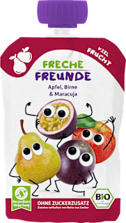 Quetschie Apfel, Birne & Maracuja, ab  6 Monaten Freche Freunde