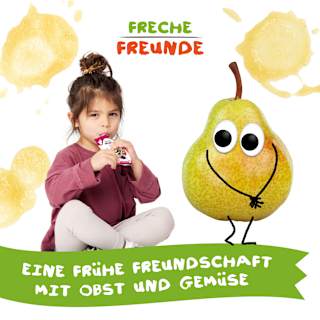Quetschie Apfel, Birne & Maracuja, ab  6 Monaten Freche Freunde