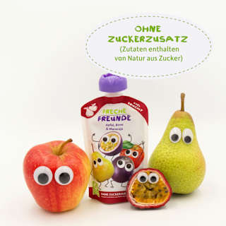 Quetschie Apfel, Birne & Maracuja, ab  6 Monaten Freche Freunde