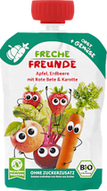 Quetschie Apfel, Erdbeere mit Rote Bete & Karotte ab dem 8. Monat Freche Freunde