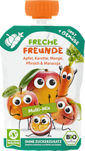 Quetschie Apfel, Karotte, Mango, Pfirsich & Maracuja ab dem 6. Monat Freche Freunde
