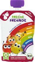 Quetschie Regenbogen-Frucht Apfel, Pfirsich, Banane, Birne, Blaubeere & Johannisbeere ab dem 6. Monat Freche Freunde