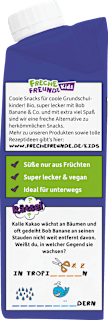 Trinkfertiger Schokodrink Banane & Hafer, für Schulkinder  Freche Freunde