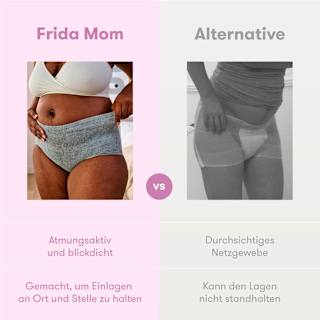 Wochenbett Einmal Unterwäsche Kaiserschnitt frida mom