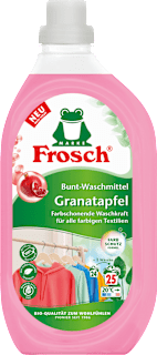 Colorwaschmittel Flüssig Granatapfel Flasche Frosch