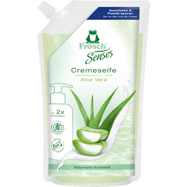 Flüssigseife Aloe Vera Nachfüllpack Frosch Senses