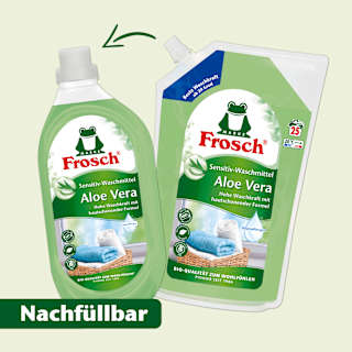 Vollwaschmittel Flüssig Aloe Vera   Frosch