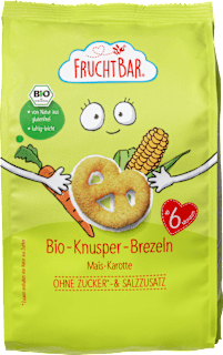 Babysnack Knusper-Brezeln Mais & Karotte, ab 6 Monaten  FruchtBar
