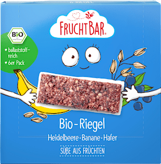 Fruchtriegel Heidelbeere Banane Hafer ab 3 Jahren (6x23 g) FruchtBar