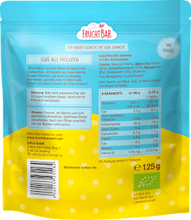 Kindermüsli Knusper-Bällchen ab dem 12. Monat FruchtBar