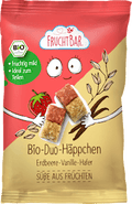 Kindersnack Duo-Häppchen mit Erdbeere, Vanille & Hafer, ab 3 Jahren FruchtBar