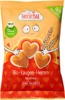 Kindersnack Laugen-Herzen mit Dinkel ab 3 Jahren  FruchtBar