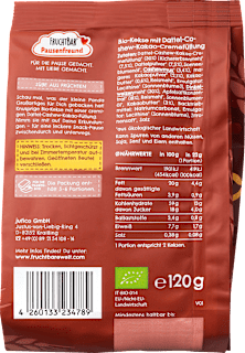 Kinderkekse Dattel, Cashew & Kakao, ab 3 Jahren FRUCHTBAR Pausenfreund