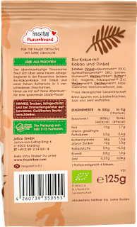 Kinderkekse Dino-Kekse Kakao-Dinkel ab 3 Jahren FRUCHTBAR Pausenfreund
