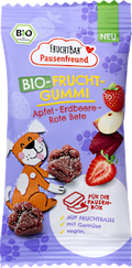 Kindersnack Frucht-Gummi Apfel, Erdbeere, rote Bete ab 3 Jahren FRUCHTBAR Pausenfreund