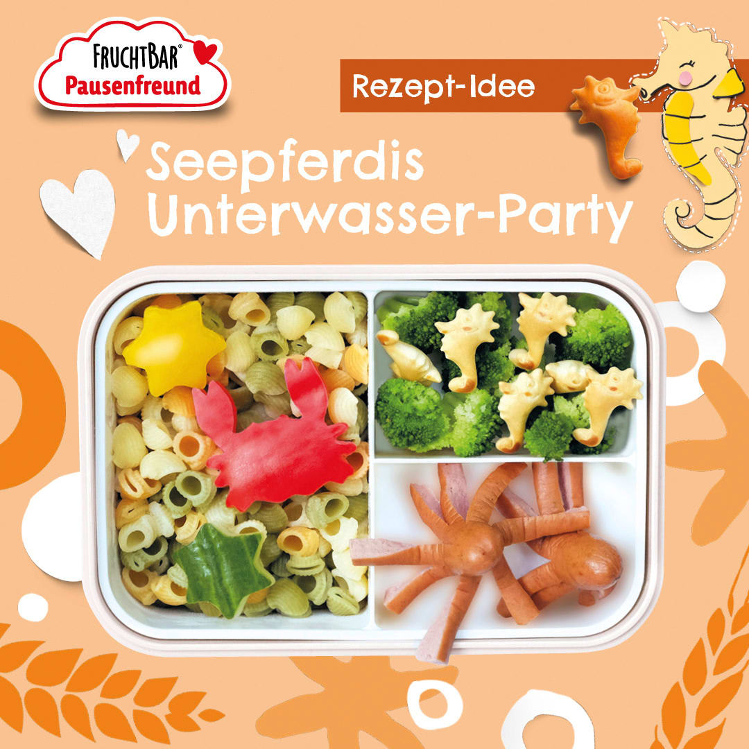 Kindersnack Pausenfreund Laugen-Seepferdchen mit Dinkel ab 3 Jahren FRUCHTBAR Pausenfreund