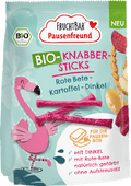 Kindersnacks Knabber-Sticks rote Bete, Kartoffel & Dinkel ab 3 Jahren FRUCHTBAR Pausenfreund