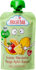 Quetschie Ananas-Mandarine-Mango-Apfel-Banane ab 6 Monaten FruchtBar