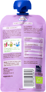 Quetschie Apfel Waldfrucht ab 6 Monaten FruchtBar