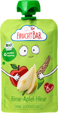 Quetschie Birne, Apfel & Hirse ab 6 Monaten FruchtBar