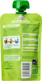 Quetschie Birne, Apfel & Hirse ab 6 Monaten FruchtBar