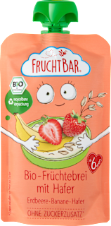 Quetschie Früchtebrei Hafer, Erdbeer & Banane ab dem 6.Monat FruchtBar