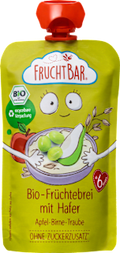 Quetschie Früchtebrei mit Hafer, Apfel, Birne, Traube ab 6 Monaten FruchtBar