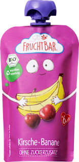 Quetschie Kirsche Banane ab 6 Monaten FruchtBar
