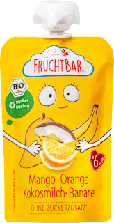 Quetschie Mango, Orange, Kokosmilch & Banane, ab 6 Monaten FruchtBar