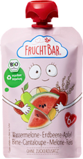 Quetschie Wassermelone, Erdbeere, Apfel, Birne & Reis ab 6 Monaten FruchtBar