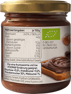 Schokocreme Nuss Nougat Creme Frusano